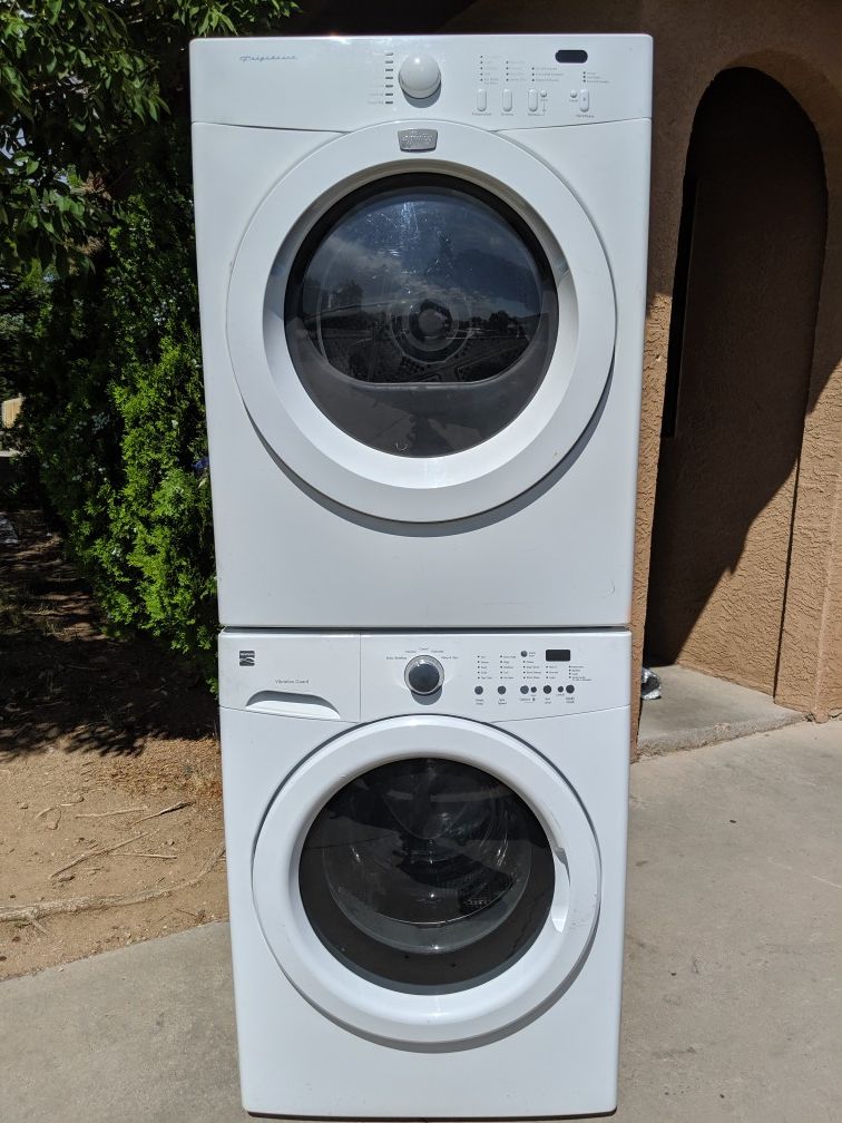 Delivery Stackable Front Load Washer Dryer Stacked for Sale in Albuquerque, NM OfferUp