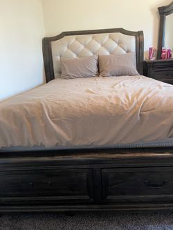 Base para cama queen con tocador