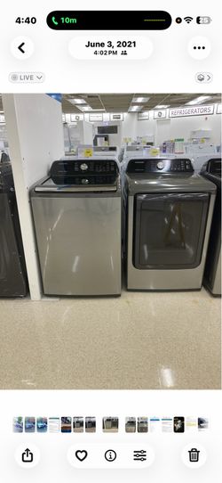 Samsung washer and dryer  like new