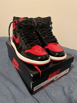 Jordan 1 Patent Bred Size 8 Men’s