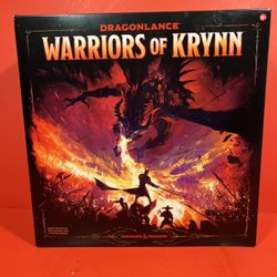 NEW Dragonlance Warriors Of Krynn Board Game Dungeons & Dragons D&D Sealed