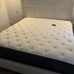 King Adjusting Bedframe & Mattress (Price Listed OBO)