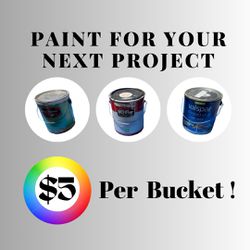 $5 Paint Buckets 