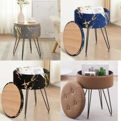 Brand New Unused Ottoman Stools - 4 Colors Available
