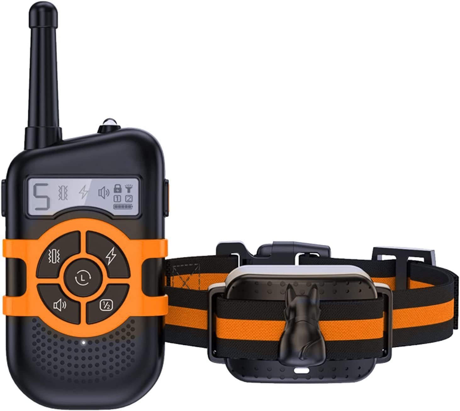 Dog Shock Collar with Remote, Electric Training Collar for Dogs, Rechargeable Waterproof Dog Training Collar with 3 Modes(Beep, Vibration, Shock), 164