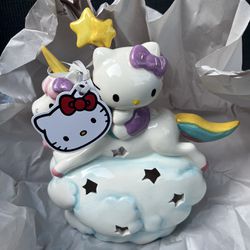 Hello Kitty Bluesky Clayworks Unicorn Ceramic