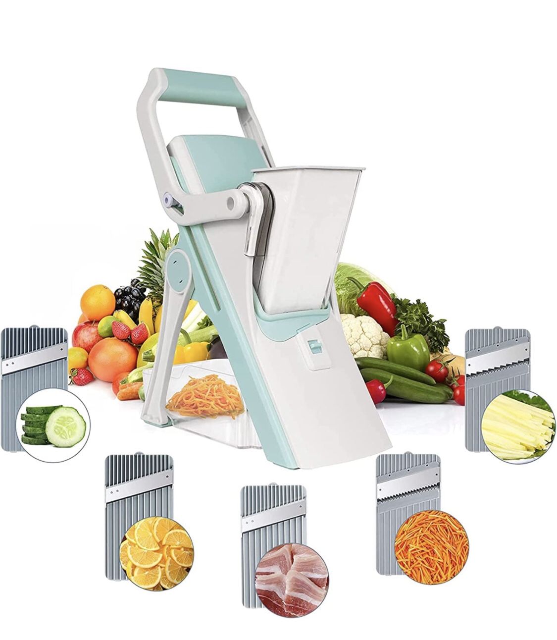 5 in 1Multi-Functional Slicer Mandoline slicer cutter contains(never Used )