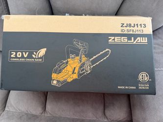 ZEGJAW 20V Cordless Chain Saw