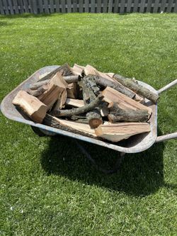 Wheelbarrow of Fire Wood (roughly 30pieces) $25/barrow