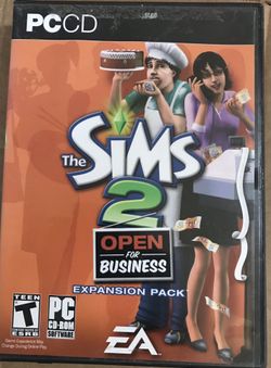 SIMS 2 OPEN FOR BUSINESS GAME DISC