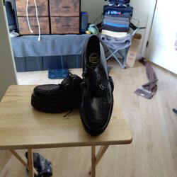 Creepers All Black Old School With Laces 