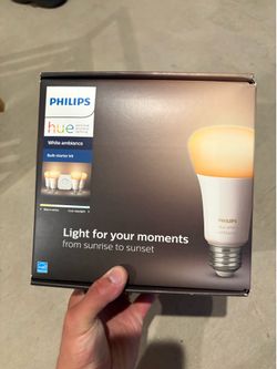 Philips Hue White Ambiance Smart Bulb Starter Kit – Brand New in Box