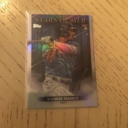 2022 Topps Series 1 Wander Franco Stars Of MLB Holo Foil RC #SMLB-20 Rays