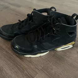 Black White And Gold Jordans Truflight 