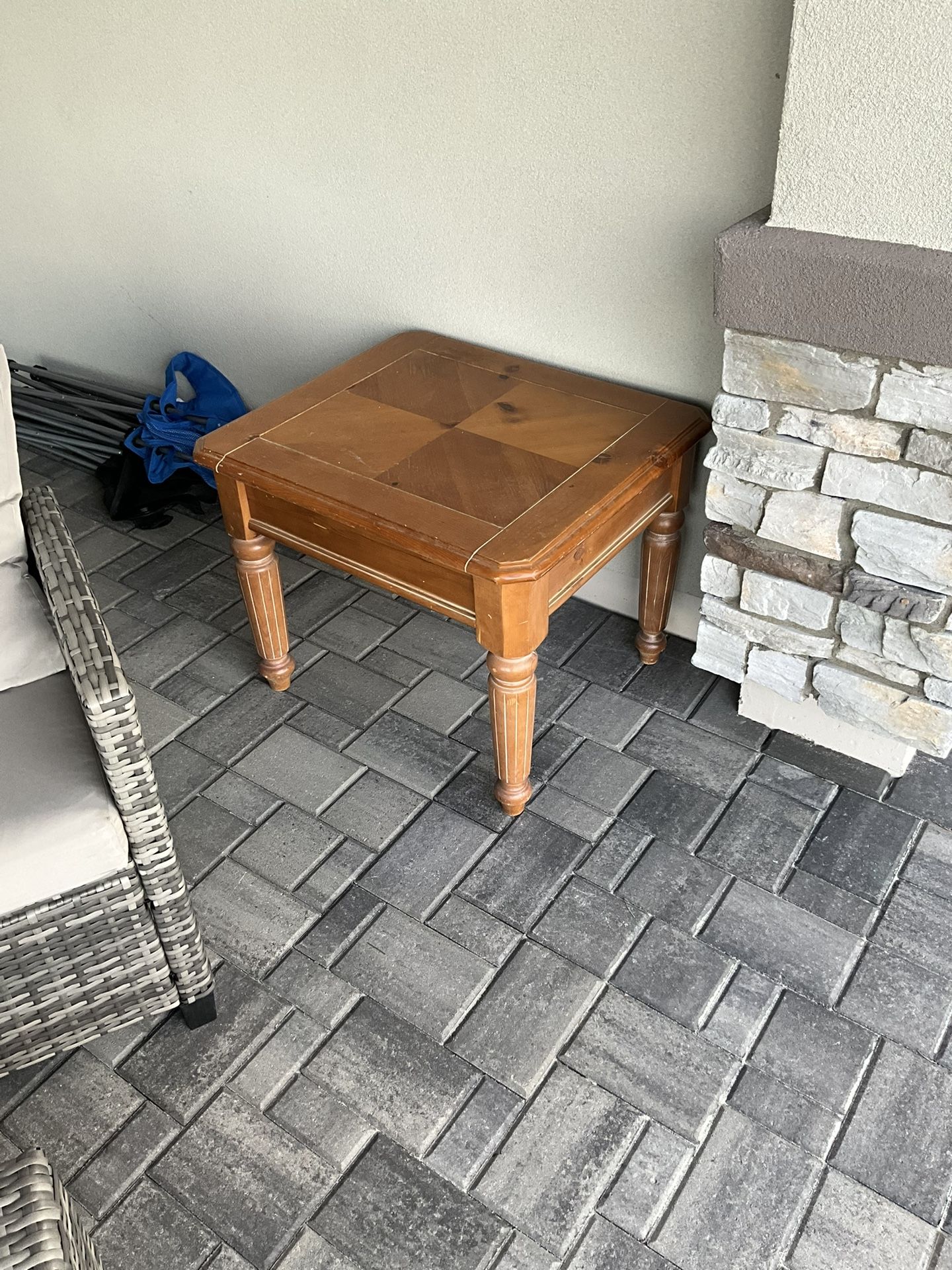 End Table And Entertainment Center Cabinet