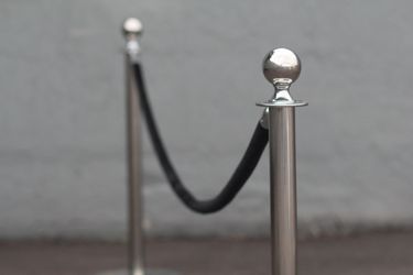 Silver Rope style Stanchions