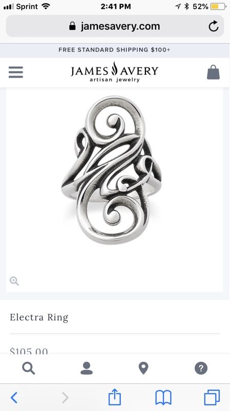 James avery electra ring deals