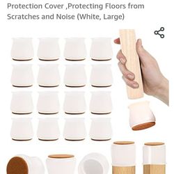 New 16pc Silicone Furniture Leg Pad Protectors