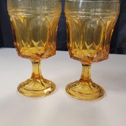 Vintage Amber - Glassware - Glasses