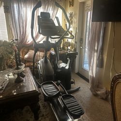 Elliptical And Exercise Bike