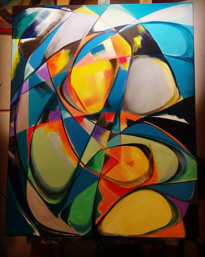Original abstract paint