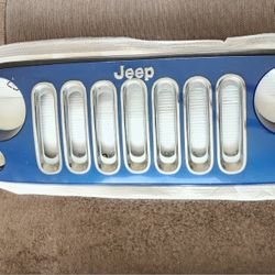 2007 - 2018 OEM Jeep Wrangler Grille w/ Chrome Inserts 