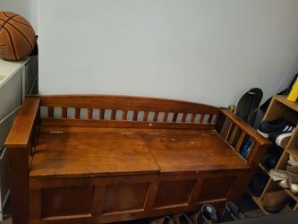 Wooden Bench Chest