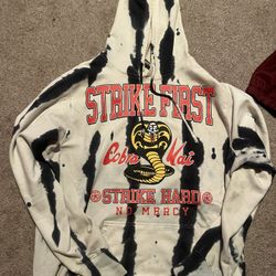 Cobra Kia, Hoodie, White, Medium 