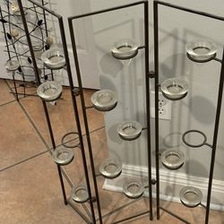 metal votive candle holder / tealight candle stand, 