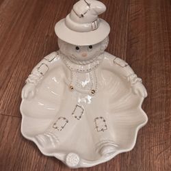 Lenox Scarecrow Candy Bowl 