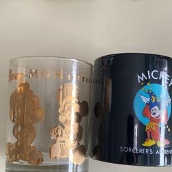 Mickey Mouse Glass & Mug