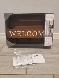 Threshold Mail Station With Key Hooks