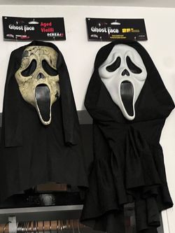 Ghostface aged and 25th anniversary mask