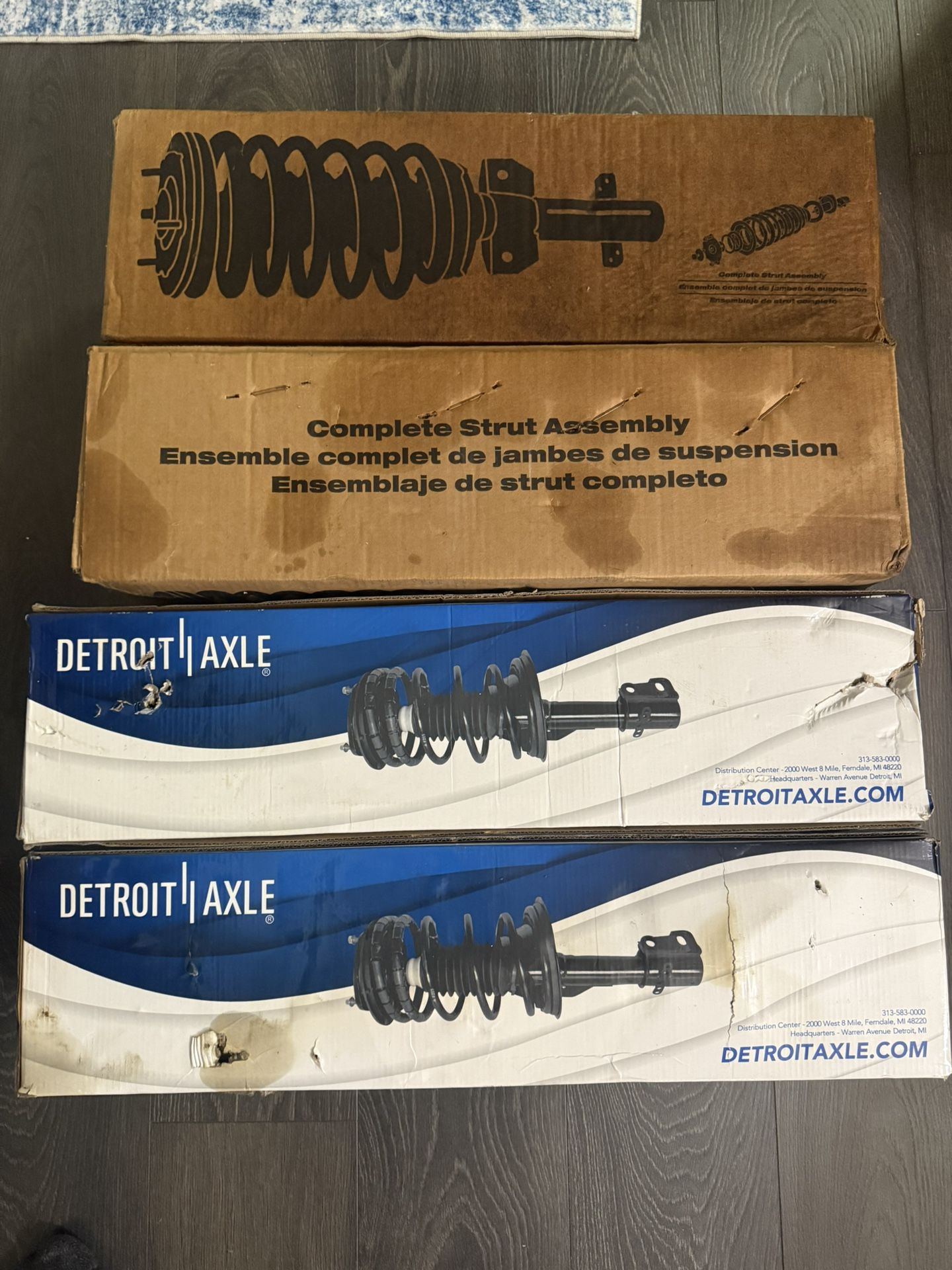 2005 Nissan Sentra Complete Strut Assemblies