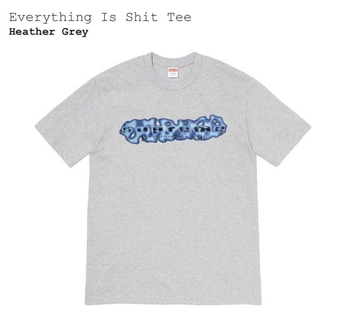 Supreme Everything is Shit Tee size XL brand new sealed in bag