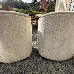 Pair of Modern Accent Chairs – $150 – Priced to Sell