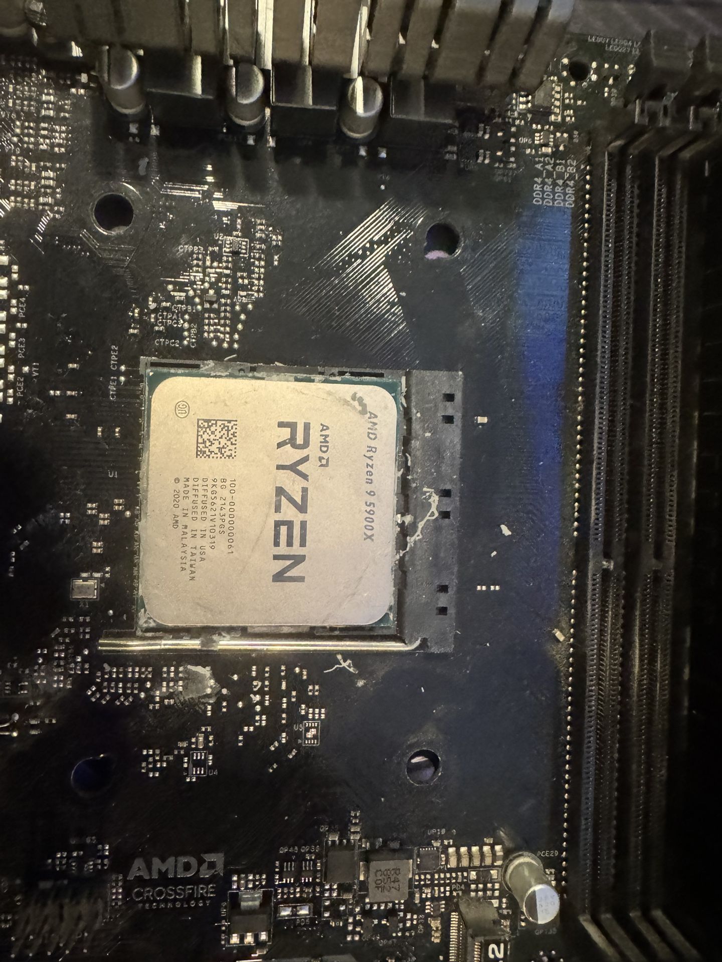 Asrock B450 Pro Mother Board + 64GB RAM + RYZEN 9 5900x