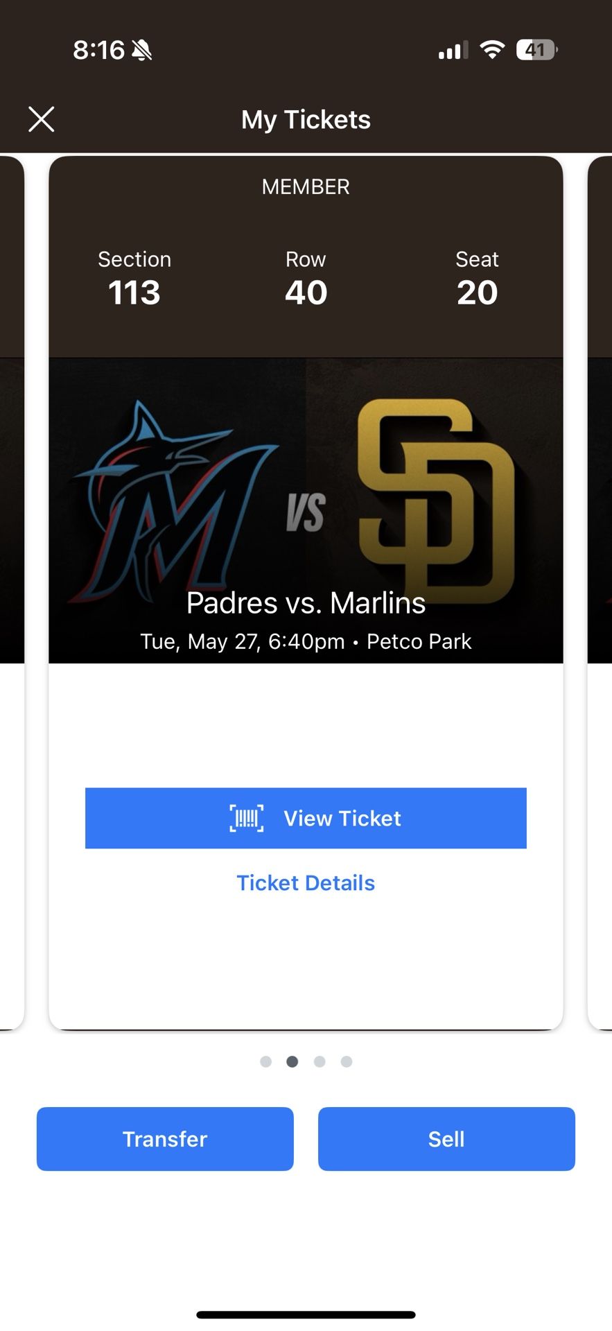 Padres Tickets