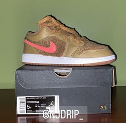 Nike Air Jordan Teddy Bear 1’s   Size 5Y