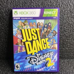 Just Dance Disney Party 2 Game For Microsoft Xbox 360 System & Kinect