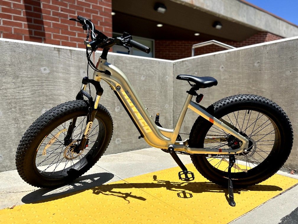 HOVSCO HovAlpha 26" Step-Thru Fat Tire E-Bike – Long Range & All-Terrain Use