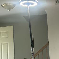 Keepsmile Double Side Lighting Led Floor Lamp with Remote Smart App 36W/2600LM Bright Tall Standing RGB Floor Lamp Angle Multicolor Dimmable Modern Fl