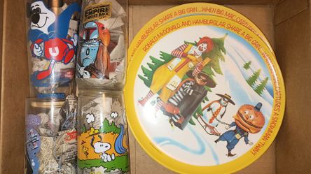 Mc Donald's Plates 2 (4 Glasses 