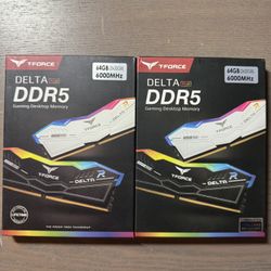 T-FORCE DELTA RGB DDR5 RAM 64GB 6000 MHZ (2X32)
