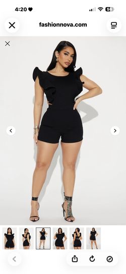 Janis Denim Romper