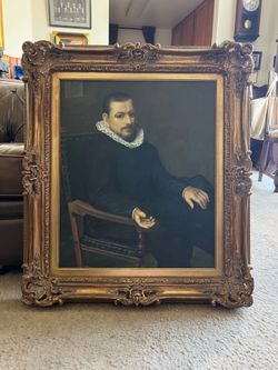 Vintage Framed Painting (Portrait)