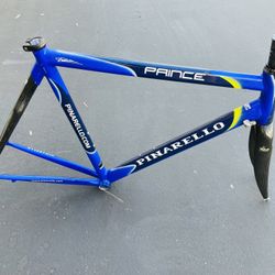 Pinarello Prince Extreme Aluminum And Carbon Frameset 56cm