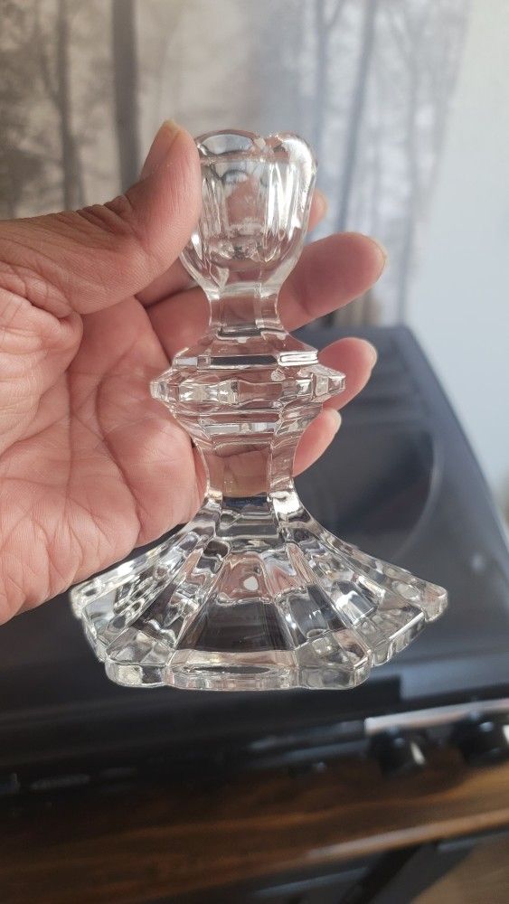 Beautiful Crystal Candle Holder