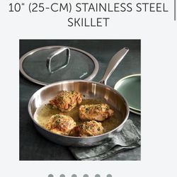 Stainless   Steel Skillet