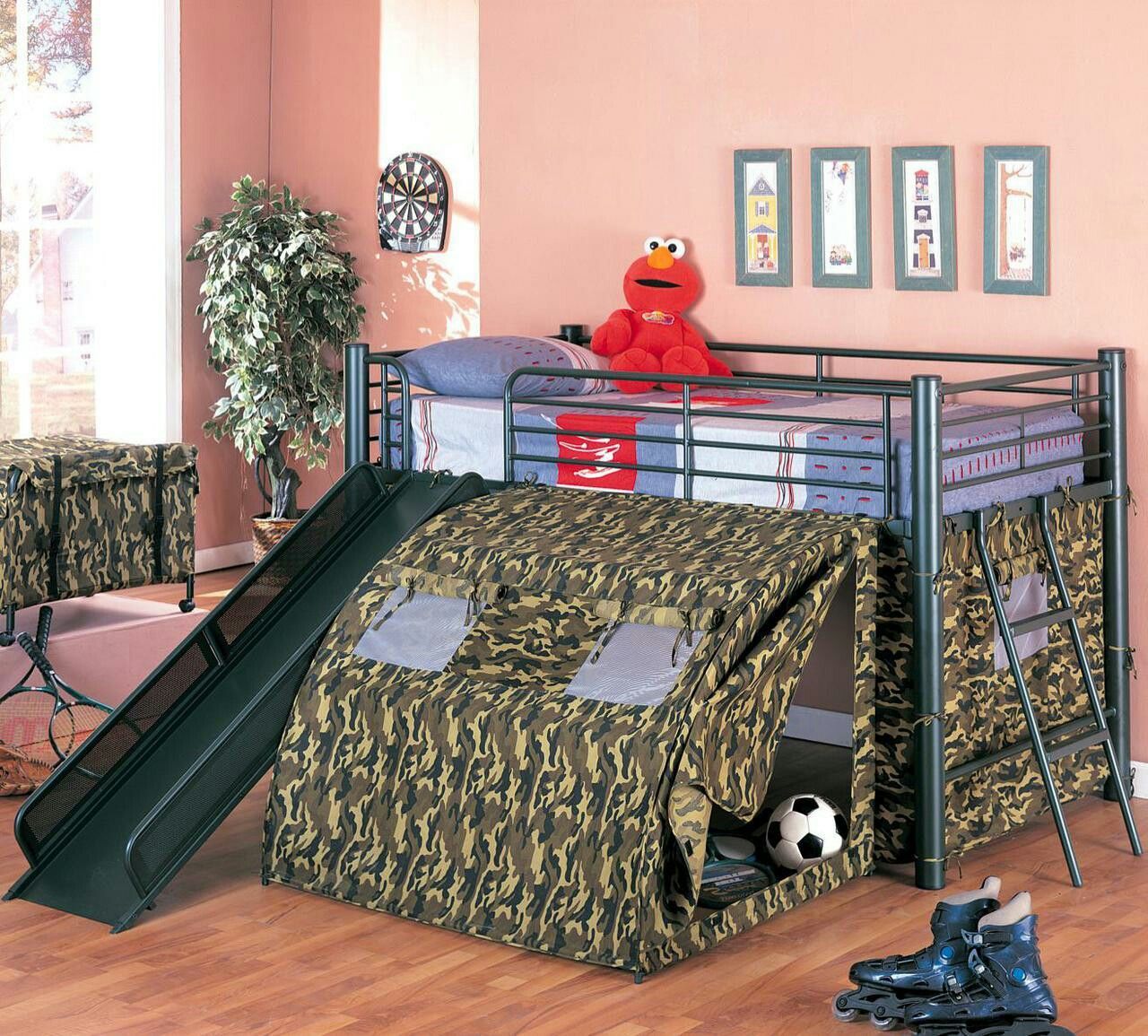 Twin size tent loft bed